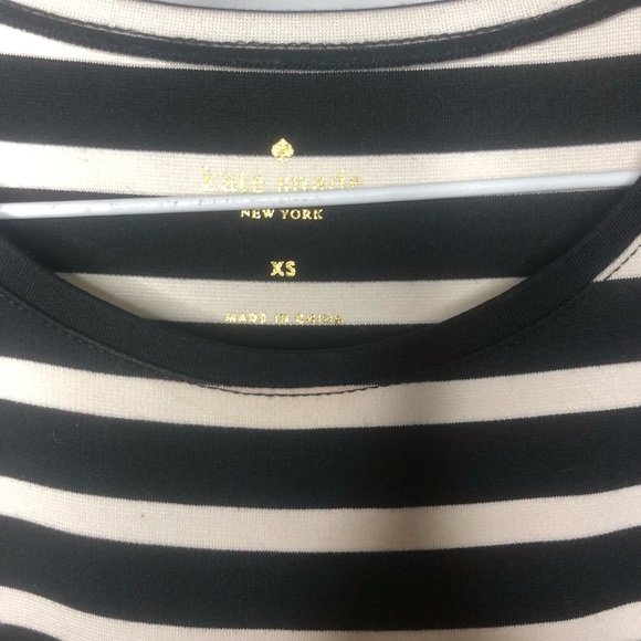 Black & Cream Striped Dress - Picture 4 of 8